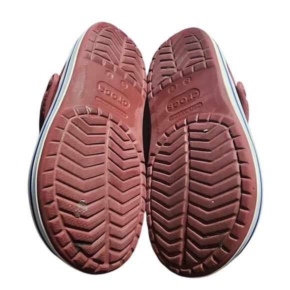 Crocs Crocband Garnet White Slip On Unisex Clogs Size M5 W7 - Picture 6 of 7